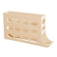 thumbnail image 4 of Dispensador de huevos rodantes, organizador de rollos de huevo, bandeja para huevos, soporte duradero para 30 huevos, Beige, 4 of 9