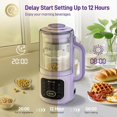 thumbnail image 5 of N4 Nut Milk Maker, 50OZ Automatic Plant-Based Milk Machine for Homemade Almond, Oat, Soy Yogurt & Dairy-Free Beverages, Smart Preset Modes, Quick Self Clean & Multifunctional Design, 5 of 5