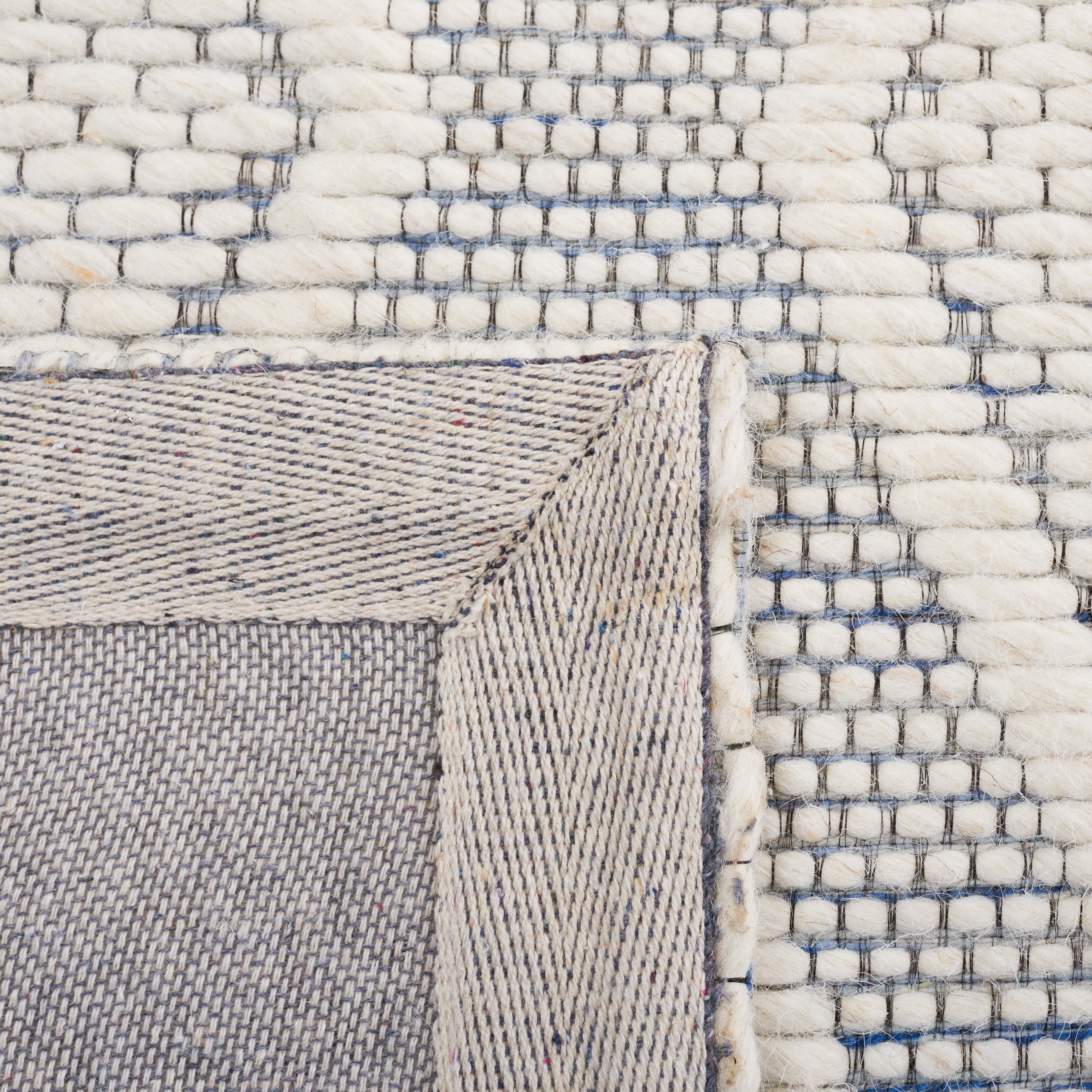 SAFAVIEH Marbella Asa Diamond Area Rug, Navy/Ivory, 5' x 8'