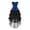 Blue, variant on Women Steampunk Floral Bustier Corset with Tulle Skirt Black XL