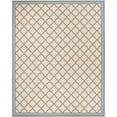 thumbnail image 4 of SAFAVIEH Beach House Nima Trellis Indoor/Outdoor Area Rug Cream/Blue, 8'6" x 12', 4 of 10
