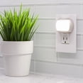 thumbnail image 2 of GE Jasco 31564 10 Lumen Light-Sensing Night Light, Brushed Nickel, 2 of 6
