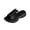 Black, variant on Women's Versatile Wedge Heel Slippers-Plus Size Solid Color Mesh Embellished Hollow Peep Toe White 39