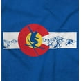 thumbnail image 2 of Colorado C Flag CO Skiing Souvenir Men's Graphic T Shirt Tees Brisco Brands L, 2 of 6