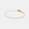 thumbnail image 3 of MDK JEWELS Pearl Gemstone Bracelet In 18k Yellow Gold 1.51 Gram, 3 of 4