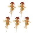 thumbnail image 4 of 5 piezas de adornos de bruja de Halloween con postes de inserción Decoración de Halloween para 16 cm naranja, 4 of 9