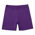thumbnail image 5 of ATOGUTA 5-14 Years 5 Pack Biker Shorts Girls Cartwheel Shorts Breathable Dance Under Dress Kids Shorts Purple, 5 of 5