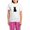 With Pink Pant, variant on CafePress - Christmas Or Holiday French Bulldog Silhouette Wom - Women's Short Sleeve Print T-Shirt and Pants Light Cotton Pajama Set