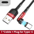 thumbnail image 1 of Cable magnético Elough 540 3A, Cable Micro USB de carga rápida tipo C para iPhone, Xiaomi, Samsung, cargador magnético, Cable de datos para teléfono Tan Jianjun unisex, 1 of 2
