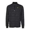 thumbnail image 2 of Men's Cutter & Buck Black Pittsburgh Pirates Big & Tall Traverse Camo Print Stretch Quarter-Zip Pullover Top, 2 of 3
