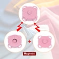 thumbnail image 4 of 10 juegos de broches magnéticos de 14 mm para ropa y bolsos, rosa, 4 of 5