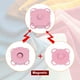 thumbnail image 4 of 10 juegos de broches magnéticos de 14 mm para ropa y bolsos, rosa, 4 of 5