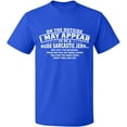 thumbnail image 2 of OXI T-Shirt - On The Outside I May Appear, Basic Casual T-Shirt for Men's and Women Fleece T-Shirt Short Sleeve - Royal Blue 3X-Large, 2 of 3