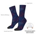 thumbnail image 4 of KLL Firework Print Cool Socks Men's Women's Crew Socks Funny Crazy Novelty Stockings, 4 of 6