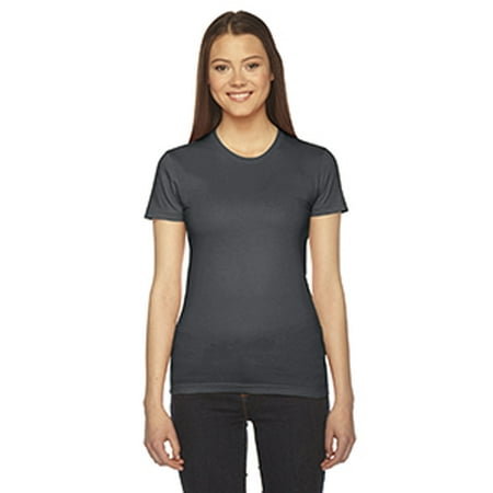 Womens Fitted Fine Jersey Tee - American Apparel Fine Jersey T-Shirt Women's 2102W