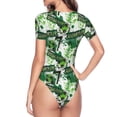 thumbnail image 4 of The Xecao Football 7 Women's Crew Neck Body Suit, a short-sleeved bodysuit and basic swimsuit, both comfort and style for dating and daily life, 4 of 9