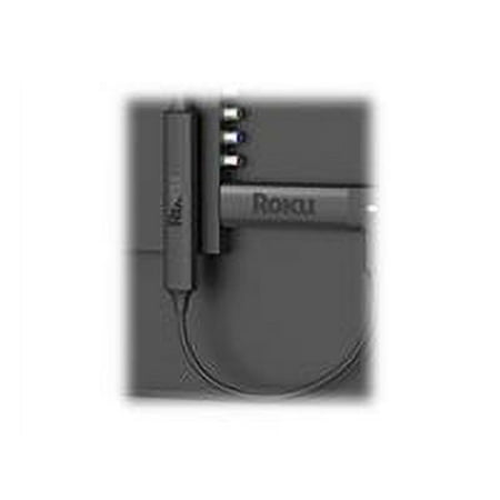 Roku - Streaming Stick+ 4K Headphone Edition with Voice Remote with TV Power and Volume Streaming Media Player - Black