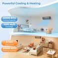 thumbnail image 4 of Costway Climatiseur et Chauffage Mini-Split 24000 BTU avec Thermopompe, Wi-Fi Activé, 4 of 10