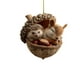 thumbnail image 1 of Adornos navideños, adornos navideños, regalos navideños, adornos navideños con agujero para árbol, colgantes acrílicos planos 2D, decoración navideña para árbol, adornos para coche, un helicóptero, 1 of 3