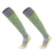 thumbnail image 2 of Calcetines de fútbol hasta la rodilla, largos, antideslizantes, para correr y atléticos Gris y verde, 2 of 9