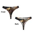 thumbnail image 3 of Fotbe Adorable Otter Pair Hug Tanga Sin Costuras para Mujer con Estampado – Panties Invisibles, Transpirables y Cómodos para Uso Diario-Small, 3 of 6