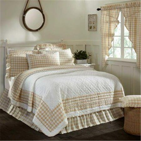 105 X 120 In Annie Buffalo Check Luxury King Quilt 44 Tan