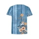 thumbnail image 4 of Tops de Ajuste Suelto para las Mujeres Sudadera de Manga Corta, Camiseta Casual Impresa para el Uso Diario de Primavera Y Otoño, 4 of 5