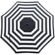 thumbnail image 1 of Sombrilla de patio Sunnyglade, 9 pies y 8 varillas, negro y blanco, 1 of 5