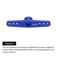 thumbnail image 4 of 4 Pcs Aluminum Servo Horn 25T Servo Horn Steering Double Arms 47mm Length Deep Blue Suitable for Model Accessories, 4 of 6