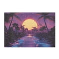 thumbnail image 7 of Yayeee Bath Rug for Bathroom Floor Non Slip Rectangle Fluffy Soft Absorbent Mat, 16"x24", Blue Neon Road, 7 of 7