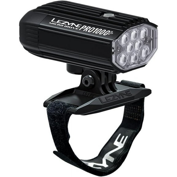 Lezyne Helmet Micro Drive Pro 1000  Helmet Mount Headlight - Black