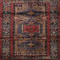 thumbnail image 1 of Ahgly Company Indoor Square Traditional Brown Persian Area Rugs, 6' Square, 1 of 6