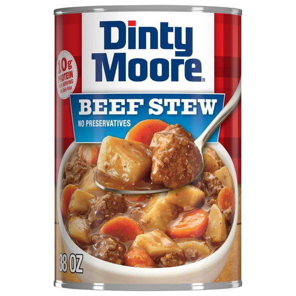 DINTY MOORE Beef Stew, Shelf-Stable, 38 oz Steel Can