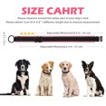 thumbnail image 4 of Miangastore Collier pour Chien Réfléchissant Boucle de Sécurité Réglable Anti-Perte Accessoire pour Chiot Taille g (Rose), 4 of 8