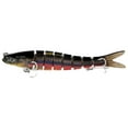 thumbnail image 6 of 8-Segment Jointed Fishing Lure with Hook: Ideal for Bass and Trout,14cm 27g, 6 of 7