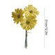 thumbnail image 3 of CaiYueKe Artificial Chrysanthemum Flower Bouquet 3 Stems Fake Flowers Silk Flower Arrangement for Wedding Photography Home Table Decor Vase Filler Centerpiece Party Decoration, 3 of 8