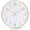 White-gold, variant on Wall Clock Modern Simple Quartz Decorative Clock Non-Ticking Silent Battery Operated Round Wall Clocks for Living Room Bedroom Kitchen Office Classroom (White-Gold, 10inch)
