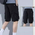 thumbnail image 6 of Mens Shorts Casual Men's Flat Front Short Running Shorts Men's Summer Beach Shorts Quick Dry Athletic Workout Gym Shorts for Running Casual Activewear, 6 of 6