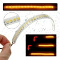 thumbnail image 4 of 2pcs Dynamic LED Car Side Rearview Mirror Turn Signal Indicator Light Strip 18cm, 4 of 5