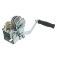 thumbnail image 3 of Heavy Duty Winch Manual Towing Winch Mini Trailer Winch, 500LBS (With 7m Steel Cable) Squeaks, 3 of 7
