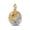Two-Tone Sun Moon Star, variant on 925 Sterling Silver Two-Tone Sun and Moon Medallion Dangle Charm for Bracelet Charms Bangle Pendant Jewelry
