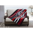 thumbnail image 3 of Coral Fleece Plush Throw Blanket 50 x 60| Volunteer Fire Fighter Throw Blanket FF2085-TB (Navy), 3 of 3