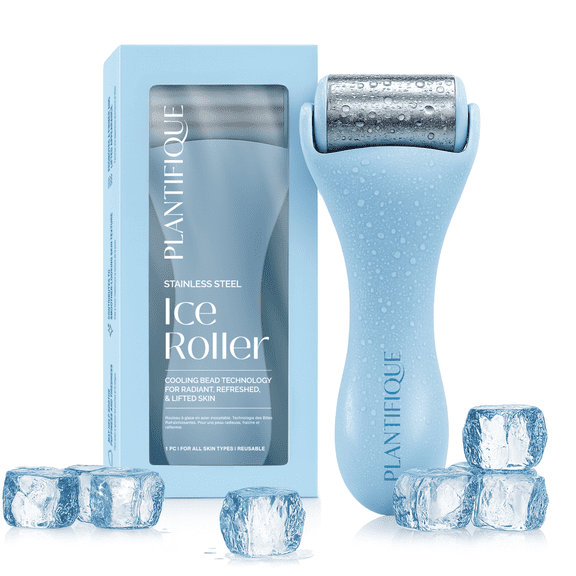 Plantifique Ice Roller for Face & Eyes, Stainless Steel Face Roller for Puffiness
