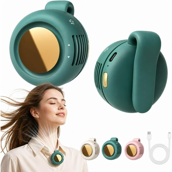 Portable Silent Small Personal Fan, Clip on Fan Portable, Mini Bladeless Fan Clip on - Silent Operation
