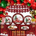 thumbnail image 6 of 80 PCS Christmas Paper Plates and Napkins Sets, Tree Plates and Napkins for Christmas Party Dinner, Xmas Winter Decorations, 6 of 7