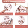 thumbnail image 4 of Rose Gold Confetti Latex Balloons, 50 White Metallic Gold Party Balloons With Rose Gold Ribbon, For Birthday Wedding Anniversary Bridal Party Decoration, 4 of 7