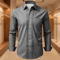 thumbnail image 4 of Bosfbaoi Shirts for Men Long Sleeve Pleated Front Button Down Oktoberfest Dress Shirts, 4 of 5