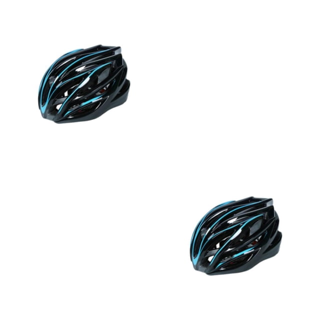 Casco de ciclismo duradero azul negro tamaño libre 2Conjunto Yuarrent