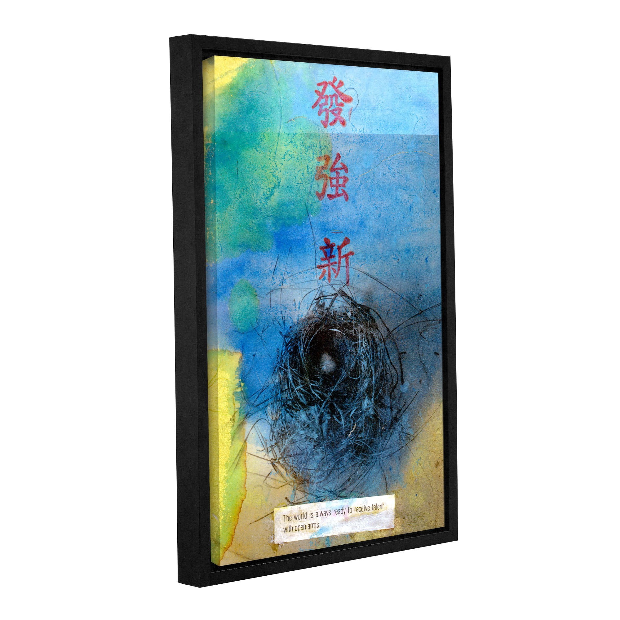 ArtWall Elena Ray "Good Fortune" Gallery-Wrapped Floater-Framed Canvas