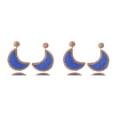 thumbnail image 1 of Sonducket 1 par de pendientes retro de verano en forma de luna, colgante de joyería portátil, accesorio colgante para el hogar al aire libre, azul oscuro Azul oscuro 2piezas Sonducket CBP270835, 1 of 6